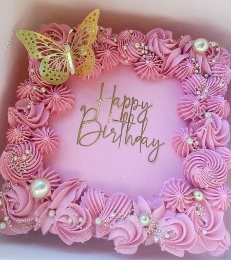 Barbie Themed Sheet Cake, Flowers And Butterfly Cake, Coolest Birthday Cakes, 80th Birthday Sheet Cake Ideas, Cute Sheet Cake Designs, Pink Birthday Cakes For Women, Pink Sheet Cake Birthday, Pink Cake Ideas Birthday, Cute Sheet Cakes