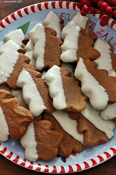 Christmas Pudding Cookies, Gingerbread Pudding, Cookies Dipped In White Chocolate, Chocolate Christmas Pudding, Chewy Gingerbread Cookies, Soft Gingerbread, Soft Gingerbread Cookies, Cookies Party, Perfect Cookies