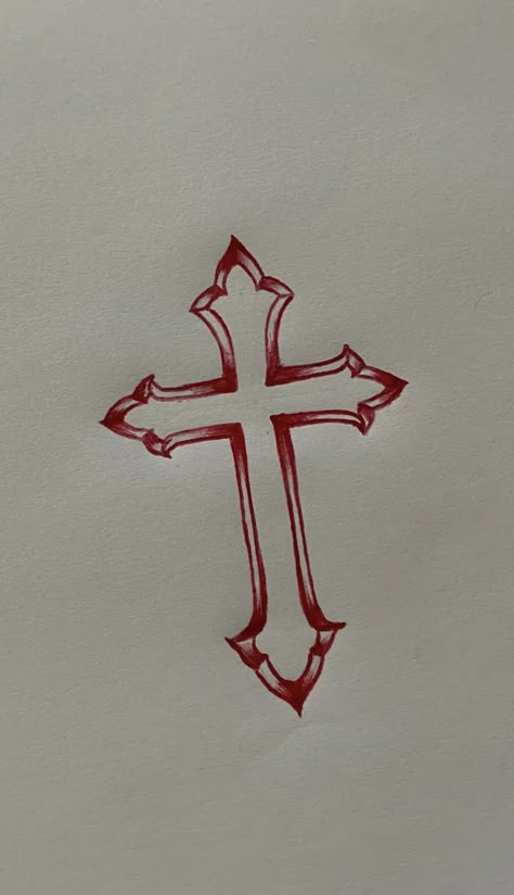 Pretty Cross Tattoo, Small Dope Tattoos, Unique Cross Tattoos, Optical Illusion Tattoos, Illusion Tattoos, Cross Drawing, Wrist Tattoo Designs, Unique Wrist Tattoos, Cross Tattoos For Women