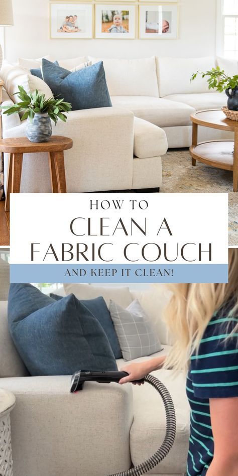 How to Clean a Fabric Couch At Home Fabric Sofa Cleaning Hacks, How To Clean A Couch Fabric, How To Clean Sofa Fabric Couch, How To Deep Clean A Couch, How To Clean Your Couch, How To Clean A Couch, Clean Couch Fabric, Cleaning A Couch, Couch Cleaning Solution