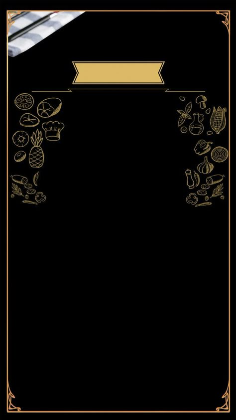 Takeaway food icon h5 black gold painted background Papan Tulis Kapur, Food Background Wallpapers, Gold Food, Takeaway Food, Background Food, Food Background, Food Menu Template, Food Template, Menu Design Template