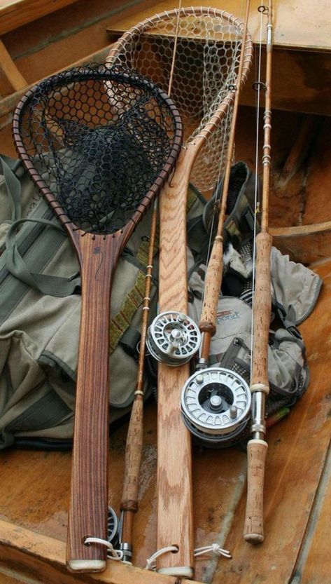 Here’s What Guys Are Pinning on Pinterest (32 Photos) - Suburban Men Canoe Fishing, Fly Fishing Net, Trout Fishing Tips, Elk Antler, Fly Fishing Tips, Fly Fishing Gear, Fishing Rods And Reels, Fishing Gift, Fishing Nets