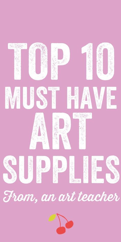 Ok, so just in case you walk into an arts and crafts supply store and start to get hives, I thought I’d make life a tad bit easier and share my absolute favorite, can’t live without, must have ART SUPPLY LIST from an art teacher. These are my favorite art supplies of for kids. You can order these all online so you don’t even have to leave your cozy little bed. #MeriCherry Art Teacher Supply List, Art Teacher Supplies, Art Teacher Must Haves, Teacher Supplies List, Art Gift Basket, Classroom Art Supplies, Art Supplies For Kids, Meri Cherry, Best Art Supplies