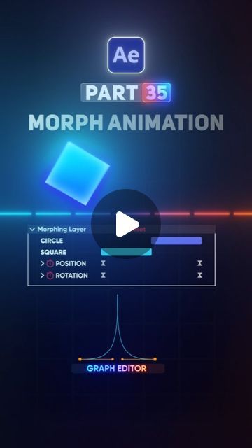 Motion Flix on Instagram: "🇦 🇪 🇵 🇦 🇷 🇹  3⃣5⃣  How to create Morph Animation in Adobe After Effect  For more AE tips and tricks, follow me and turn on post notifications! ➡️ @motionflix94  Share on your story 📲, leave a comment 💬, and make sure to save it! 🌟✨  #aftereffects #tutorial #howtouse #howtocreate #textanimation #text #effect #aetips #rotoscoping #composting #aftereffectcourse #motiondesign #typography #logoanimation #graphicdesign #animation #getinspired #aftereffectstutorial #design #creativity #dailytips #motionflix" Aftereffects Tutorial, Morphing Animation, Morph Animation, After Effects Animation, After Effects Tutorials, Graphics Tutorial, Adobe After Effects Tutorials, Motion Graphics Tutorial, After Effect