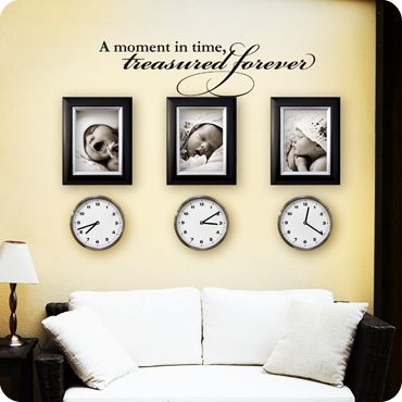 Baby Wall Decals, Moment In Time, Family Wall, A Moment In Time, New Wall, My New Room, My Dream Home, Home Deco, Home Projects