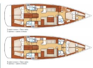 Beneteau Oceanis 58 Layouts  http://www.murrayyachtsales.com/sailing/beneteau/beneteau-oceanis-58/ Beneteau Sailboat, La Vagabonde Sailing, J24 Sailboat, Catalina 22 Sailboat, Sailboat Diagram, Sailboat Interior, Below Deck, Boat Interior, Oceans Of The World