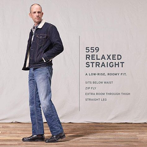 Levis 559, Perfect Live, Denim Essentials, Jean Straight, Well Groomed Men, Straight Fit Jeans, Jeans Online, Laid Back Style, Levi's Jeans