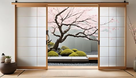 Why Japanese People Use Sliding Doors - Explore the Reasons - Mojo Boutique Japanese Style Door, Shoji Sliding Doors Japanese Style, Japanese Doors Sliding, Fusuma Doors, Japanese Style Sliding Door, Shoji Sliding Doors, Bug Logo, Japanese Sliding Doors, Japanese Door