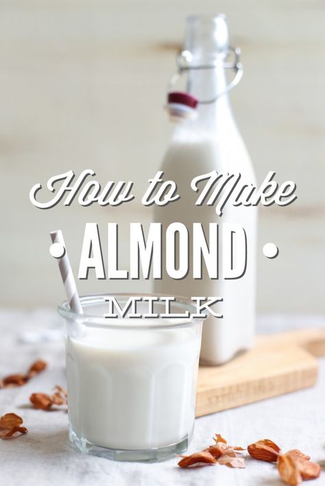 Bonnie Carlson, Make Almond Milk, Almond Milk Recipes, Homemade Almond Milk, Vanilla Almond Milk, Raw Almonds, Medjool Dates, Dairy Free Milk, Filtered Water