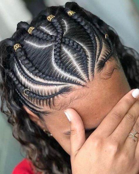 Feed In Braids Hairstyles, Braided Cornrow Hairstyles, Braids Hairstyles Pictures, Goddess Hairstyles, Protective Hairstyles Braids, Cool Braid Hairstyles, Natural Curls Hairstyles, Hairdos For Curly Hair, Cornrow Hairstyles