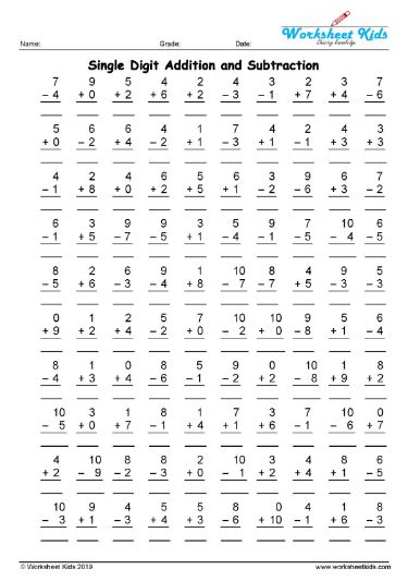 Help your child practice their math skills with these 5-minute math drills! Each worksheet includes 20 addition and 20 subtraction problems, perfect for a quick review or practice.

#mathworksheets #kindergartenmath #firstgrademath #secondgrademath Grade 1 Math Worksheets Addition And Subtraction, Mixed Addition And Subtraction Worksheet, Minute Math Worksheets, Rattlesnake Pasta, Year 5 Maths Worksheets, Math Worksheets For Kids, Math Minutes, Kids Numbers, Free Math Printables