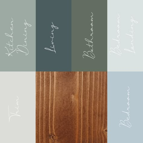 Mountain Home Paint Pallet, Colors That Go With Light Wood, Cool Natural Color Palette, Exterior And Interior House Colors, Color Palette With Wood Floors, Cool Home Color Palette, Colours That Go With Pine Wood, Log Home Color Palette, Scandinavian Farmhouse Color Palette