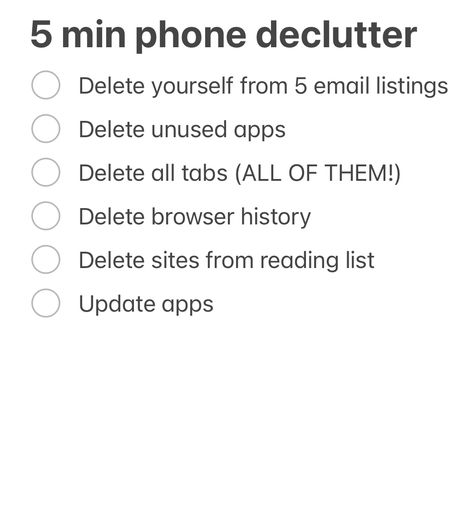 How To Declutter Your Phone, Phone Clean Out List, Phone Cleanse, Phone Declutter, Phone Reset, Cleaning Phone, Life Cleanse, Constantly Hungry, Organize Phone Apps