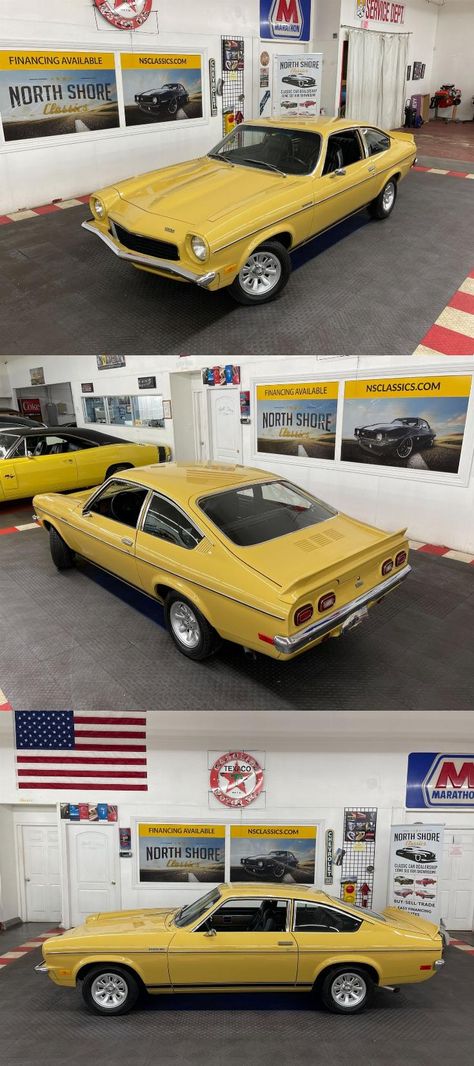 1973 Chevrolet Vega – Cosworth Conversion – Super Clean – 5 Speed Manual Chevy Vega, Chevrolet Vega, Yellow Cars, 70s Cars, Old Muscle Cars, Chevy Cars, Car Chevrolet, Custom Muscle Cars, Yellow Car