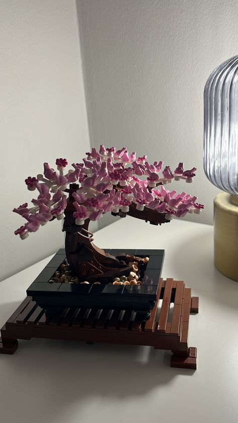 Lego Room Decor, Tree Building, Diy Lego, Lego Display, Lego Creative, Lego Room, Botanical Collection, Cherry Blossom Flowers, Collection Design