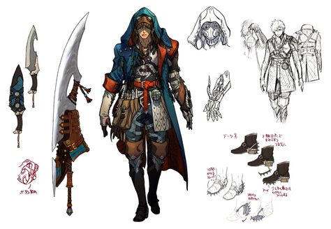 Male Hunter Concept Art - Monster Hunter Wilds Art Gallery