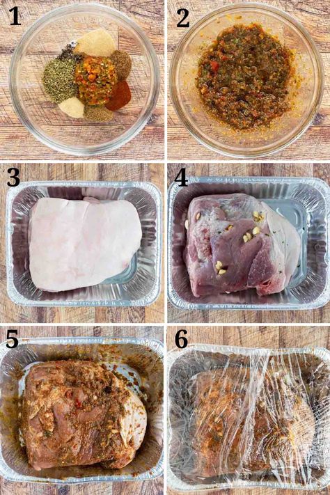 Pernil (Puerto Rican Roast Pork) Roast Pork Pernil Puerto Rican Style, Pork Pernil Recipe, Authentic Pernil Recipe Puerto Rican, Pernil Recipe Puerto Rican, Puerto Rican Roast Pork, Pernil Recipe, Puerto Rican Pork, Oven Roasted Pulled Pork, Picnic Roast