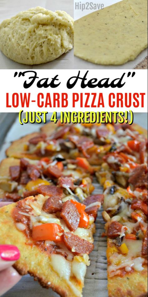 Fat Head Pizza Crust, Low Carb Pizza Crust, Low Carb Low Fat Recipes, Low Fat Low Carb, Low Carb Low Fat, Baking Powder Uses, Fat Head, Pizza Crust Recipe, Fat Bomb Recipe