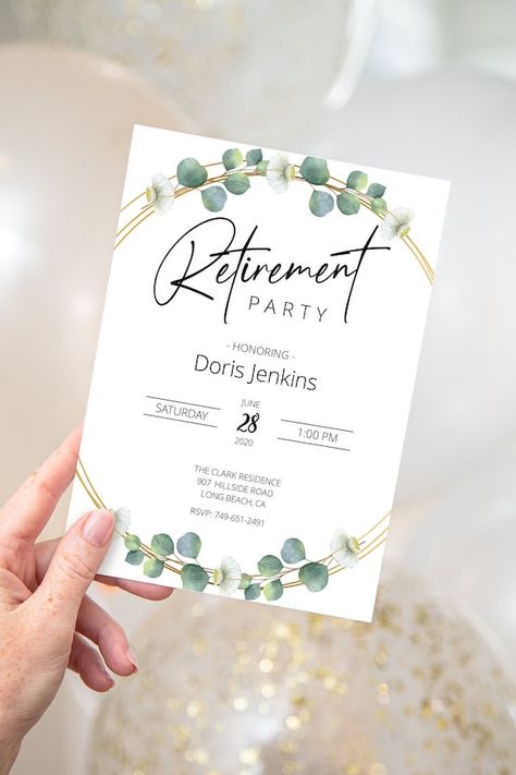 Retirement Celebration Invitation, Retirement Invitation Ideas, Retirement Invitation Card, Retirement Party Invitation, Retirement Invitation Template, Retirement Invitation, Retirement Invitations, Retirement Party Invitations, Retirement Celebration