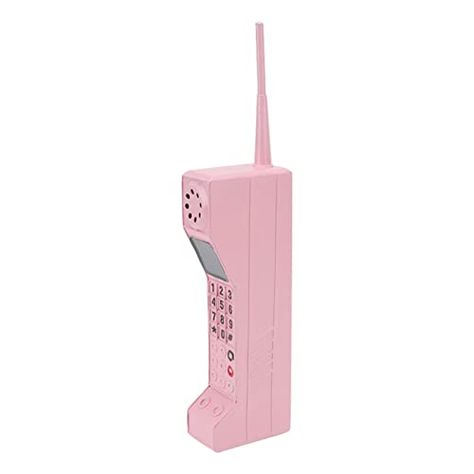 Fydun Retro Cell Phone Model Pink Brick Phone 80S 90S Old Fashioned Cellular Phone Model Ornament Vintage Simulation Photographic Props for Home Stage (Pink) Brick Phone Aesthetic, 80s Objects Aesthetic, 80s Phone Aesthetic, Pink Telephone Aesthetic, Old Pink Phone, Pink Old Phone, Vintage Phone Aesthetic, 90s Cell Phone, 80s Objects