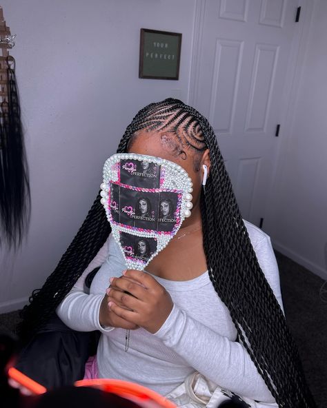 Tribal twist 😍😍😍 Braids Into A Ponytail, Zig Zag Braids, Zig Zag Braid, Feed In Braids, Feed In Braid, A Ponytail, Box Braids Hairstyles, Love Hair, Braids Hairstyles