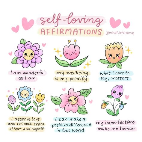 Affirmations Bullet Journal, Self Compassion Quotes, Frases Tumblr, Self Care Bullet Journal, Daily Positive Affirmations, Positive Self Talk, Self Love Affirmations, Positive Self Affirmations, Positive Mind