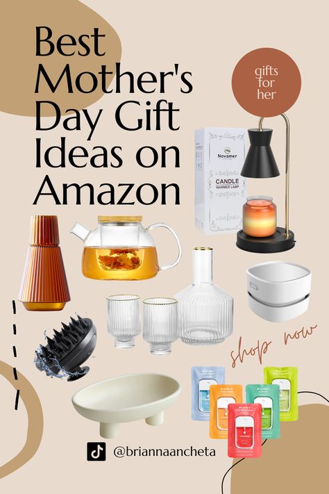 When it comes to gift ideas for moms, Brianna Ancheta shares these affiliate links that include Amazon home finds, kitchen essentials and self care products perfect for new moms or any mother/grandmother in your life. Follow for more Amazon gift ideas, Tik Tok Amazon finds and more. Unique Amazon Gifts, Grandmother Gift Ideas, Gifts From Amazon, Grandmother Birthday Gift, Amazon Gift Ideas, Gift Ideas For Moms, Amazon Home Finds, Candle Warmer Lamp, Kitchen Finds