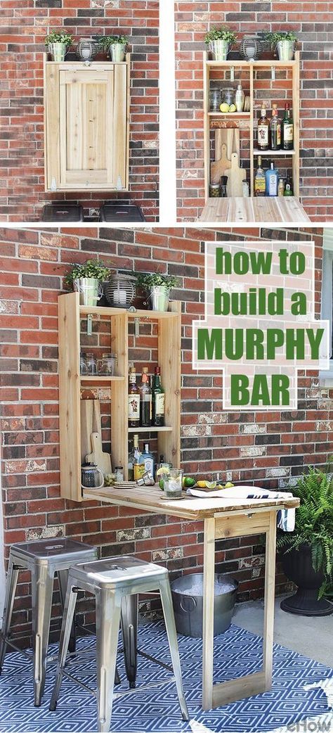 Murphy Bar, Small Kitchen Decoration, Summer Decorations, Built In Grill, Spring Decorating, Decor Spring, Outdoor Bar, Kitchen Decoration, Design Case