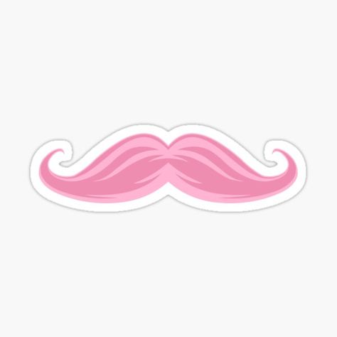 "Markiplier's Pink Moustache | Wilford Warfstache (HQ)" Sticker for Sale by mosttriumphant | Redbubble Pink Moustache, Wilford Warfstache, Markiplier, Stickers Packs, Sticker Design, Vinyl Sticker, Finding Yourself, Unique Designs, Tattoos