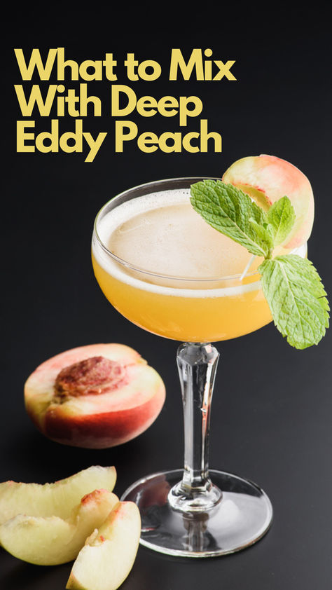 Deep Eddy Peach Deep Eddy Peach Vodka Recipes, Peach Vodka Drinks Recipes, Peach Vodka Cocktails, Peach Vodka Drinks, Peach Margarita Recipes, Peach Cocktail Recipe, Cocktail Weenies, Deep Eddy Vodka, Vodka Recipes Drinks