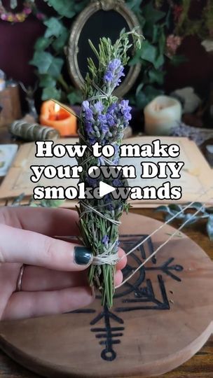 7.1K views · 2.9K reactions | DIY Smoke Wands

I wanted to make my own smoke wand to cleanse the space on the next sabbat, and I'm using the plants growing in my windowsill. 
Have you tried to make your own smoke wands? What herbs do you like to combine? 
And have you ever burned bundles with crystals? I have seen smoke sticks with selenite and candles, and they look gorgeous but... I'm not sure how practical that is.... 🙈🤔

Hope you have had a fantastic weekend!
#witchesofinstagram #witchesofig #wicca #bookofspells #bookofshadows #diy #diycrafts #spirituality #smudge #cleansing | Alba Garcia | Lydia the Bard · Afraid of Quiet (feat. Ben Tomalin) How To Bundle Sage, Lavender Smudge Sticks Diy, Selenite Wand Diy, Diy Sage Smudge Sticks, Diy Smudge Stick, Crystal Wand Diy, Smudge Sticks Diy, Smudge Bundles, Witch Crafts