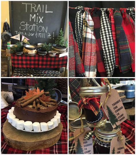 Rustic Camping Birthday Party via Kara's Party Ideas | KarasPartyIdeas.com (2) Rustic Camping, Lumberjack Birthday Party, Lumberjack Baby Shower, Lumberjack Baby, Lumber Jack, Lumberjack Birthday, Lumberjack Party, Camping Birthday Party, One Happy Camper