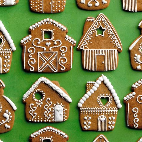 Gingerbread House Cookie Recipe, Gingerbread Man Cookie Recipe, Gingerbread House Template, Gingerbread Cookies Decorated, Best Christmas Cookie Recipe, Gingerbread House Cookies, Ginger Bread Cookies Recipe, Cookie House, Best Christmas Cookies