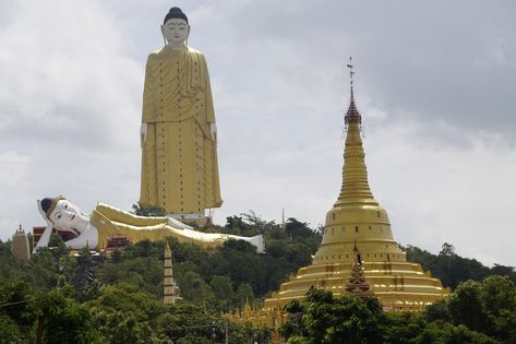 Bodhi Tataung (Monywa) - 2019 All You Need to Know BEFORE You Go (with Photos) - TripAdvisor Monywa Photo, Myanmar Country, Monywa, Phitsanulok, Cultural Tourism, Just Friends Quotes, Reclining Buddha, Burma Myanmar, Ghost Photos