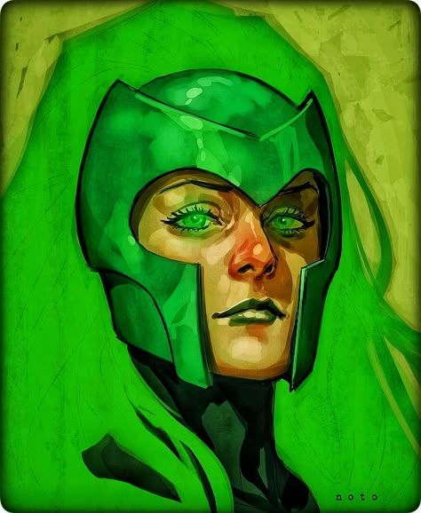 X Men Mutants, Marvel Hela, Polaris Marvel, Comic Book Costumes, Scarlet Witch Cosplay, Comic Women, Lorna Dane, Phil Noto, Book Costumes