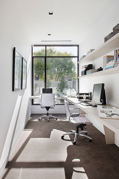 Contemporary Home Offices, Small Office Design, Container Office, Contemporary Home Office, Office Area, Office Layout, Office Designs, Small Home Office, Design Philosophy