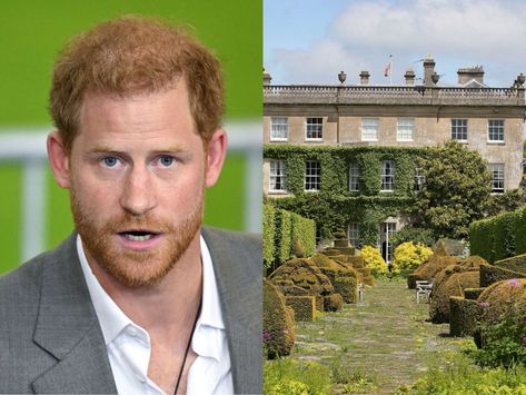 Prince Harry on September 6, 2022 in Dusseldorf, Germany (L) and Highgrove House (R). Highgrove House, House Painter, Prince William And Harry, Clarence House, The Royals, The Royal Family, Business Insider, Buckingham Palace, The Washington Post