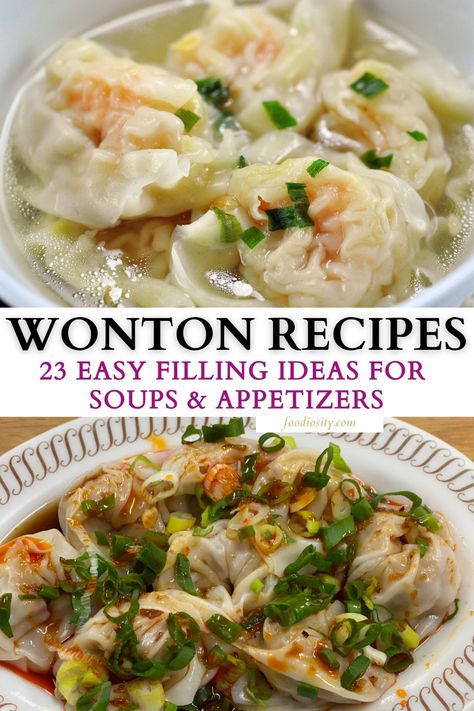 Wonton Wrapper Recipes Dumplings, Uses For Wonton Wrappers, Hamburger Wonton Recipes, Turkey Wonton Recipe, Recipes That Use Wonton Wrappers, What To Make With Wonton Wrappers, Best Wonton Recipe, Dumplings With Wonton Wrappers, Wonton Dumplings Recipe