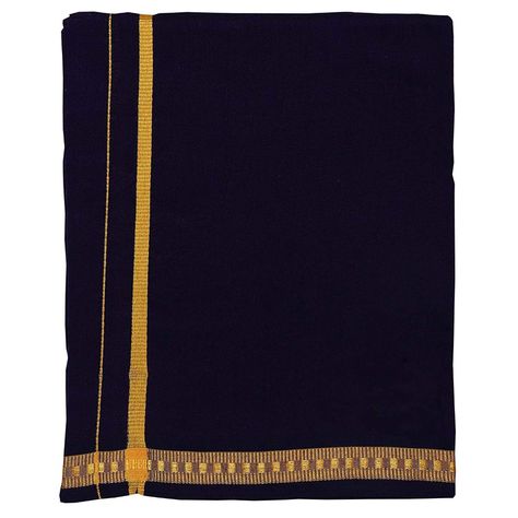 Stylesindia Cotton Color Dhoti for Men - Kerala Kaili Mundu Veshti with Golden Resham Border - 2.0 Mtrs (Black) : Amazon.in: Clothing & Accessories Dhoti For Men, Indian Ethnic Fashion, Traditional Attires, Readymade Blouse, Wedding Ceremonies, Mens Costumes, Style Statement, Ethnic Fashion, Elegant Fashion