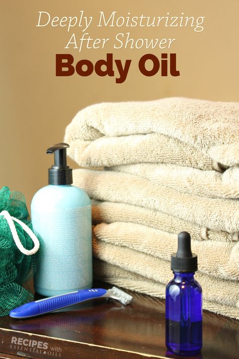 Homemade essential oil recipe for Moisturizing After Shower Body Oil from Recipes with Essential Oils After Shower Body Oil, Body Oil Recipe, Body Oil Diy, Homemade Lotions, Essential Oil Beauty, Doterra Recipes, Homemade Essential Oils, Moisturizing Body Oil, Homemade Essential Oil