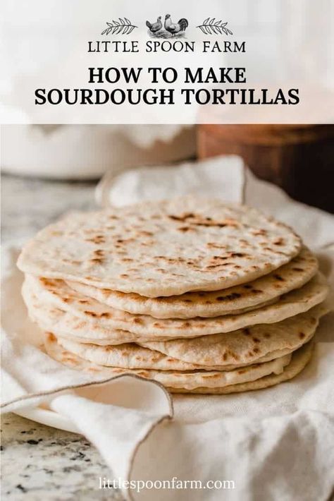 Sourdough Tortillas Recipe, Sourdough Tortillas, Whole Wheat Sourdough, Sourdough Starter Discard Recipe, Einkorn Flour, Homemade Sourdough, Sourdough Starter Recipe, Sourdough Discard, Paleo Lifestyle