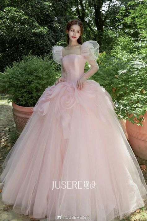 Ball Gowns Birthday, Pink Gown Princesses, Pink Debut Dress, Pink Gown Aesthetic, Pink Debut Gown, Pink Ball Gowns Princesses, Pink Princess Aesthetic Dress, Pink Royal Dress, Beauty Queen Aesthetic