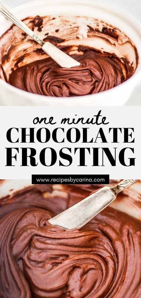 Easy Chocolate Icing Recipe, Easy Chocolate Frosting Recipe, Chocolate Frosting Recipe Easy, Chocolate Icing Recipes, Chocolate Frosting Recipe, Chocolate Buttercream Recipe, Chocolate Cream Cheese Frosting, Easy Frosting, Frosting Recipes Easy