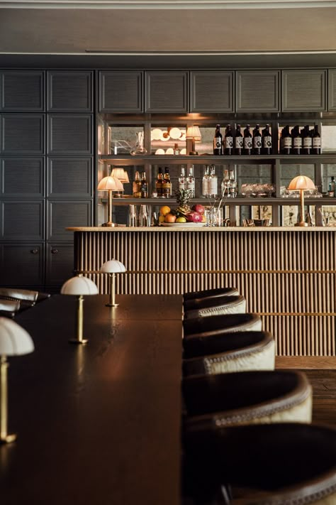 Soho House Hong Kong — Amanda Kho Private Event Space, Classic Hotel, Private Lounge, Long Dining Table, Luxury Bar, Bar Interior, Lounge Design, Soho House, Restaurant Interior Design