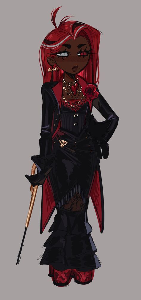 Vampire Clothes, Vampire Costume, Vampire Art, Black Characters, Pretty Drawings, Black Anime Characters, Black Art Pictures, Art Poses, Cute Art Styles