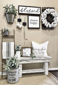 Cozy Farmhouse Living Room, Farmhouse Living Room Decor Ideas, Deco Champetre, Living Room Decor Rustic, Dekor Diy, Farmhouse Living Room, Living Room Decor Ideas, Farmhouse Decor Living Room, Rustic Living