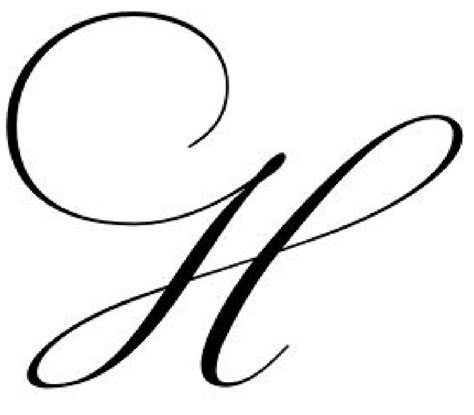 H - letter www.de-Moi.nl H Letter Tattoo, H Letter Tattoo Design, H Design Letter, H Stylish Letter, H Letter Calligraphy, Cursive H, H Cursive, H Fonts, H Signature