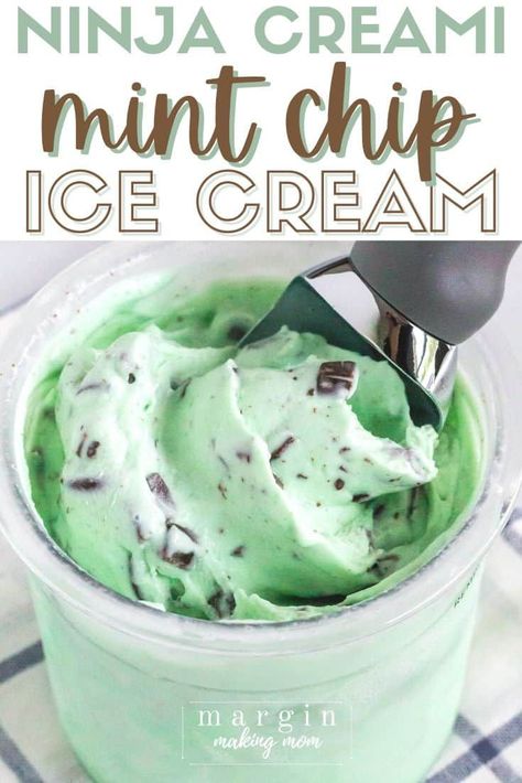 Ninja Creami Protein Mint Chocolate Chip, Ninja Creami Snickers, Ninja Creami Ice Cream Recipes Mint Chocolate Chip, Ninja Creami Recipes Videos, Nina Creami Ice Cream Recipes, Ninja Creami Soft Serve, Ninja Creamier Recipes, Ninja Creami Base Recipes, Ninja Cream I Recipes