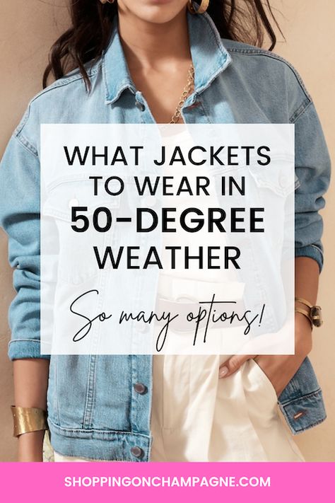 60 Degrees Weather Outfit Spring, 55° Weather Outfit, Outfit Ideas 50 Degrees, What To Wear In 53 Degree Weather, Outfits For Weather In The 50's, High 50 Degree Weather Outfit, Outfits For 10 Degree Weather, Spring Outfits 2024 Cold Weather, Mid 50 Degree Weather Outfit