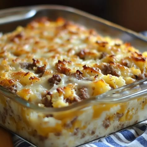 Hamburger Hashbrown Casserole Recipe - Hamburger Hashbrown Casserole, Hamburger Hashbrown, Hamburger Meat Casseroles, Hamburger Hash, Hamburger Casseroles, Casseroles Recipes, Hashbrown Casserole Recipe, Hamburger Casseroles Recipes, Frozen Hashbrowns